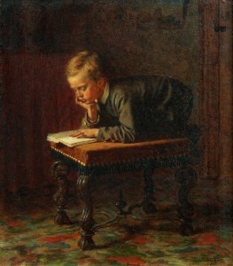 Eastman_Johnson_-_Reading_Boy