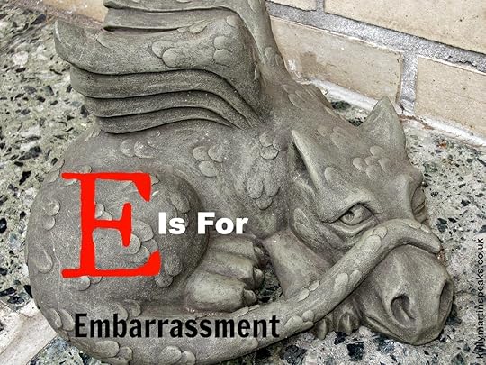 Embarrassed dragon A to Z Challenge