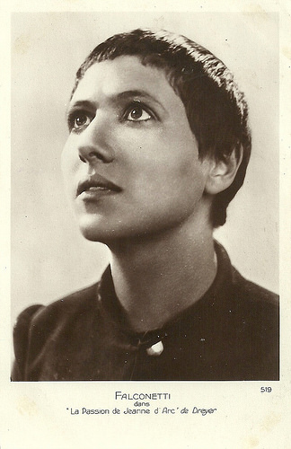 Renée Falconetti in La Passion de Jeanne d'Arc