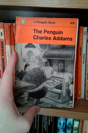 The Penguin Charles Addams; Penguin Paperback 1845; 1962 edition. Cover illustration by Charles Addams