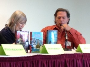 Sarah Graves and Al Lamanda on the series mystery panel