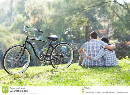 Couple Sitting Outdoors Stock Photos - Image: 32212573