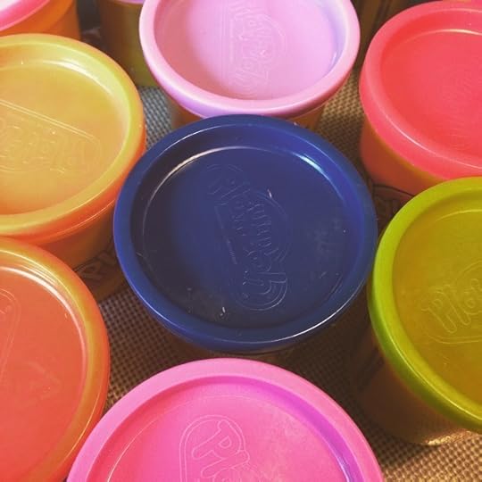A colorful morning of playdoh. #dailyphoto #ig2015 #365days