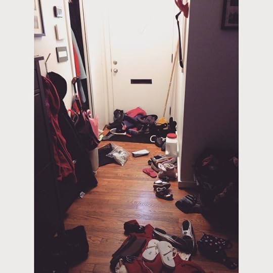 Ah. The fun of #springcleaning and emptying out the front hall closet. #dailyphoto #ig2015 #365days
