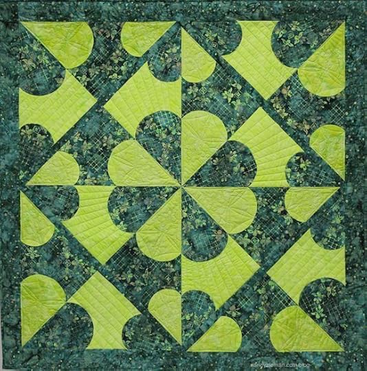 Carefree Curve Quilt Templates Nancy Zieman Hearts and Gizzard Block