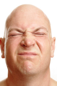 Wet Man Face