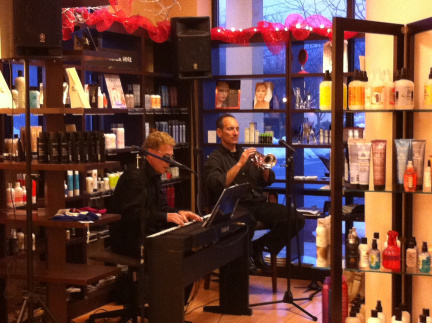 Booksign musicians photo