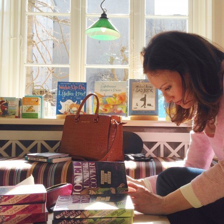 Signing stock at my fave Danish book store, Books & Company in Copenhagen!