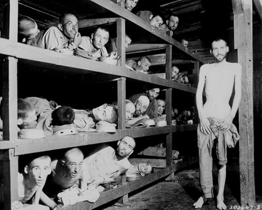 Inhumane conditions at Buchenwald, 16 Apr 1945 (US National Archives)