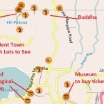 Best things to do in Sri Lanka - Map of Ancient Town Anuradhapura