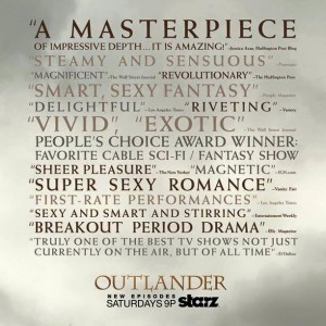 Outlander Starz Graphic with quotes