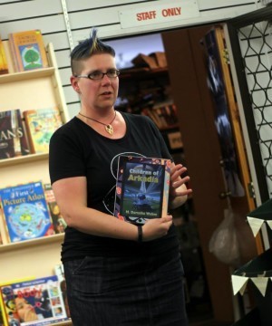 Darusha at Atlantis Books