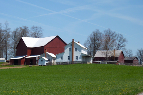 Amish Scenes from Holmes County, Ohio - Idyllic Farm