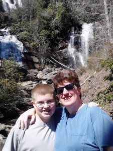 John and I at the base of Anna Ruby Falls.