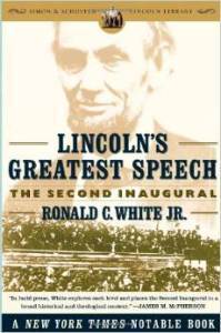White suggests the Second Inaugural is Greater than the Gettysburg Address