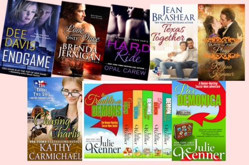 Hump Day books from Dee Davis, Brenda Jernigan, Opal Carew, Jean Brashear, Regina Kammer, Kathy Carmichael, and Julie Kenner!