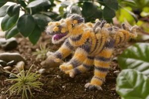 Dracorex, knitting and design by Melissa Walshe