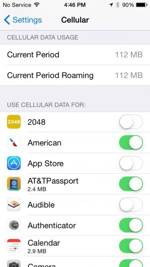 use cellular data for