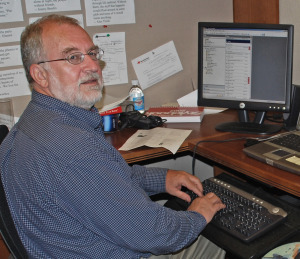 Me on my last day at The Associated Press