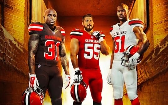 The Browns new uniforms.