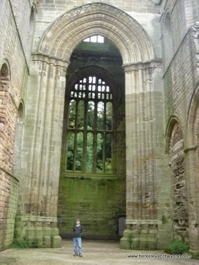 Fountains Abbey ruin in Ripon, North Yorkshire, England