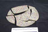 Glass mosaic dish