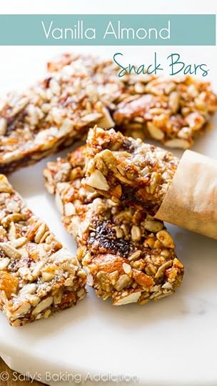 Healthy, simple, wholesome Vanilla Almond Snack Bars (GF) on sallysbakingaddiction.com