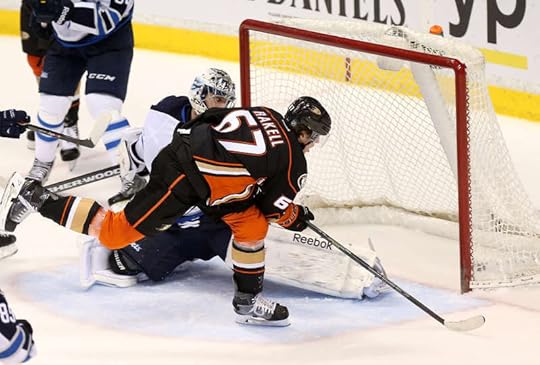 Rickard Rakell led all Ducks scorers against Winnipeg this season.