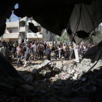 Destroyed building in Gaza