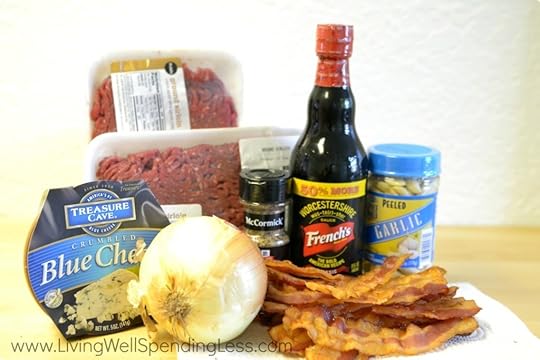 Bacon Blue Cheese Burgers Ingredients