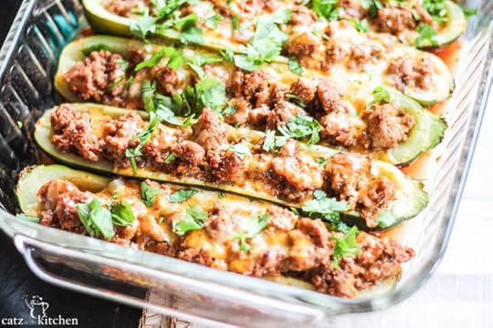 Taco Stuffed Zucchini Boats | Club 31 Women | club31women.com #zucchini