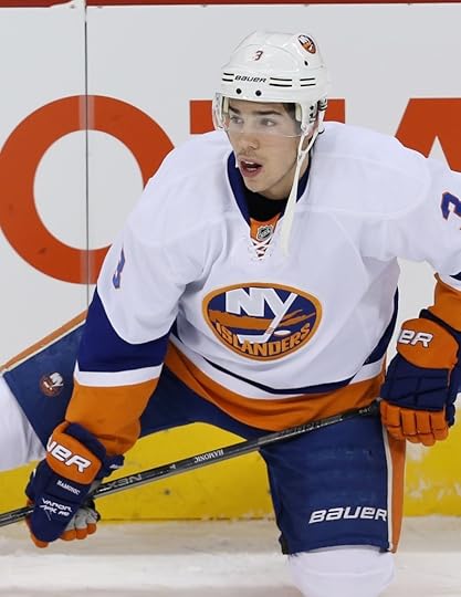 Travis Hamonic, New York Islanders (Photo by James Carey Lauder)