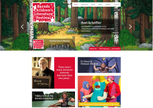 Barnes Children's Litfest Home page