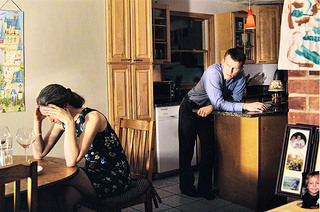 photo couple kitchen