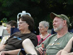 Daniel Bailey's proud parents