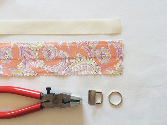 Vilene Sewing Club: Fabric Key Fob Made Peachy 