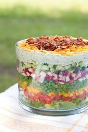 Pinterest: What they did with Springtime Salads Made Peachy 