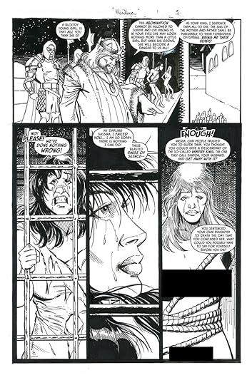 Page 3 - Illustrated and inked by Frank Percy, lettered by HdE . Not yet coloured, Censored Version