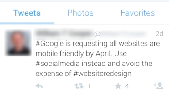 Worst nonprofit mobile friendly advice ever