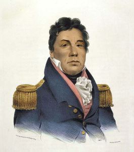 PUSH-MA-TA-HA. Choctaw chief, ca. 1837-1844, Publisher: McKenney and Hall, Copy after Charles Bird King