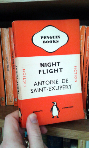 Night Flight by Antoine de Saint-Exupéry; Penguin Paperback 182; 1940 edition