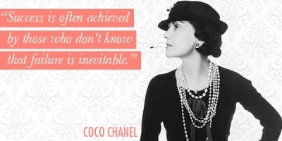 coco chanel on failure