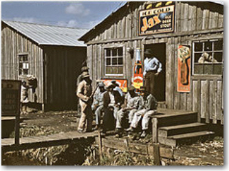 One heard the blues and did a dance or two at the local jook - Florida Memory Photo.