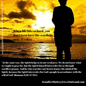 n the same way, the Spirit helps us in