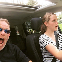 Just another day of raw fear with a new driver