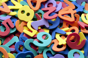 Colourful preschool numbers