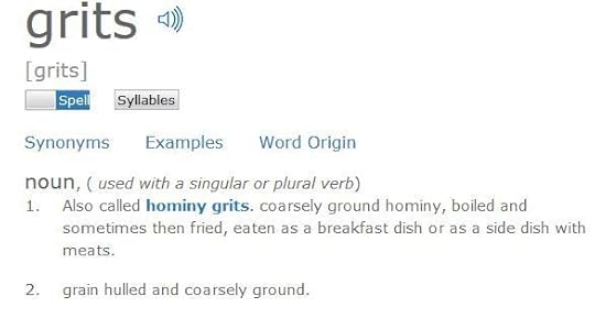 Dictionary Grits