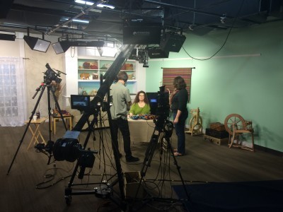 Filming at Interweave!