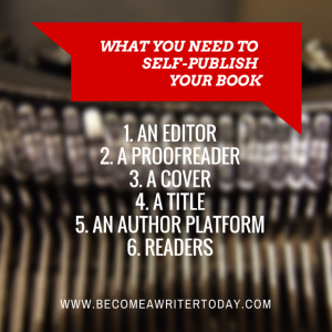 What you Need to Self-Publish