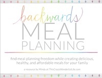 Backwards Meal Planning